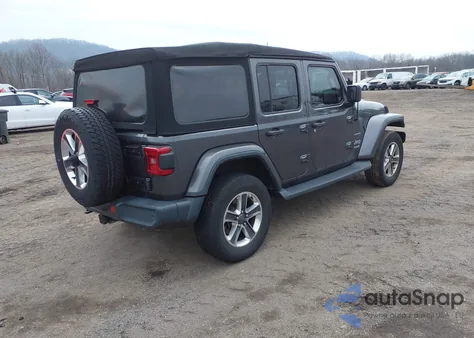 2018 Jeep Wrangler Unlimited Sahara 4X4 z USA, uszkodzony, nr VIN 1C4HJXEG1JW136604